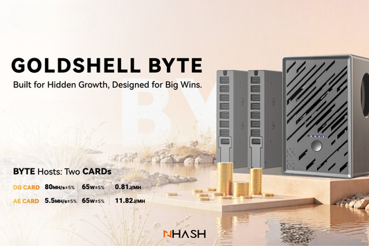 Learning crypto mining? Goldshell byte miner: plug in the computing board and double the income!