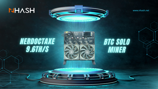 Nerd OCTAxe 9.6TH/s quiet energy-efficient Bitcoin home miner