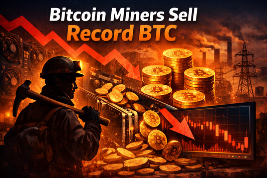 Bitcoin Miners Sell Record BTC