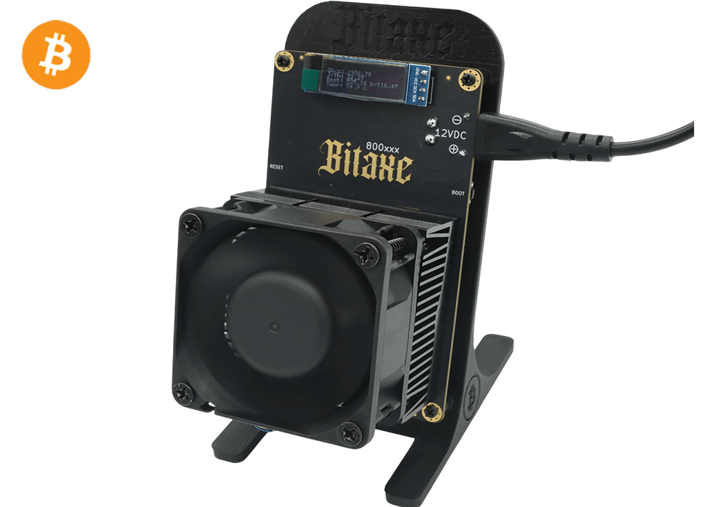 Bitaxe GT 800 2.4Th 35W Bitcoin BTC Solo Miner Lottery Miner Black