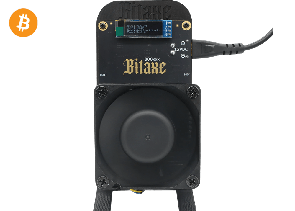 Bitaxe GT 800 2.4Th 35W Bitcoin BTC Solo Miner Lottery Miner Black