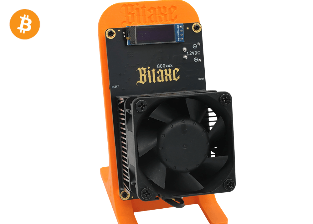 Bitaxe GT 800 2.4Th 35W Bitcoin BTC Solo Miner Lottery Miner Orange