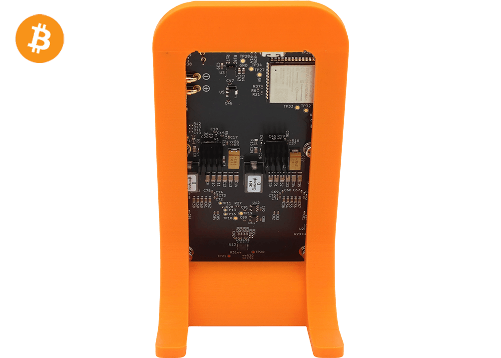 Bitaxe GT 800 2.4Th 35W Bitcoin BTC Solo Miner Lottery Miner Orange