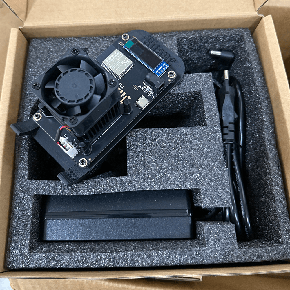 Bitaxe Gamma 601 1.2Th 18W Bitcoin BTC Miner Bitcoin Lottery Solo Miner BITSOLOPLAYER