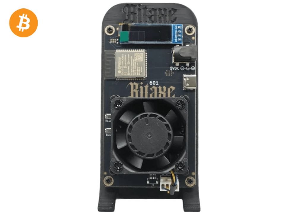 Bitaxe Gamma 601 1.2Th 18W Bitcoin BTC Miner Bitcoin Lottery Solo Miner BITSOLOPLAYER
