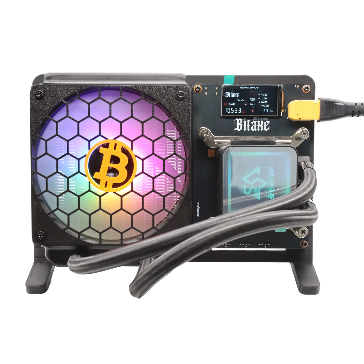 Bitaxe Gamma Hex 1300 8.4-10.5Th/s 150-200W 17.86-19.05J/T Bitcoin BTC Miner Open-sourced Solo Miner Lottery Miner Free Shipping