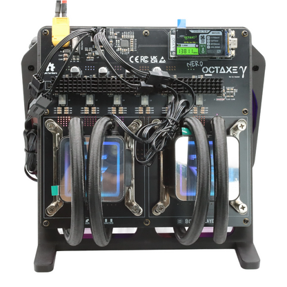 NerdMiner NerdOCTaxe Rev3.1 Hydro 13.8Th 230W Bitcoin BTC Miner Open-sourced Solo Miner Lottery Miner Free Shipping