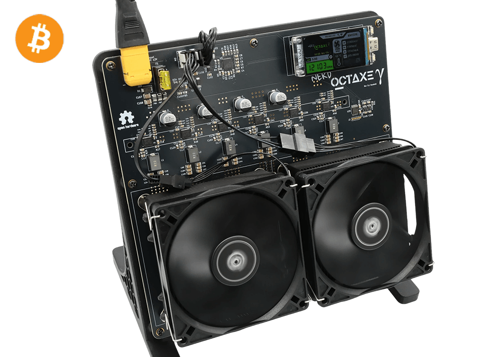 NerdMiner NerdOCTAxe 12Th 200W Bitcoin BTC Miner Open-sourced Solo Miner Lottery Miner Free Shipping