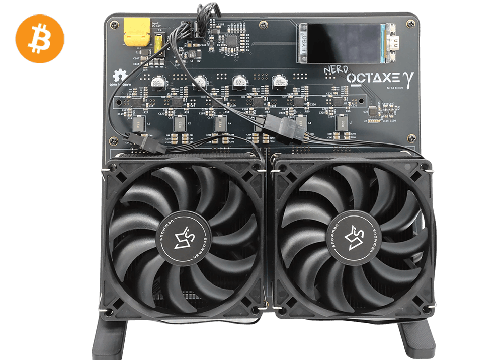 NerdMiner NerdOCTAxe 12Th 200W Bitcoin BTC Miner Open-sourced Solo Miner Lottery Miner Free Shipping