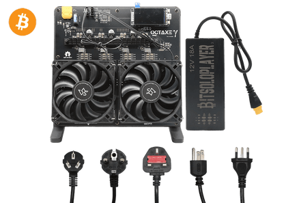 NerdMiner NerdOCTAxe 12Th 200W Bitcoin BTC Miner Open-sourced Solo Miner Lottery Miner Free Shipping