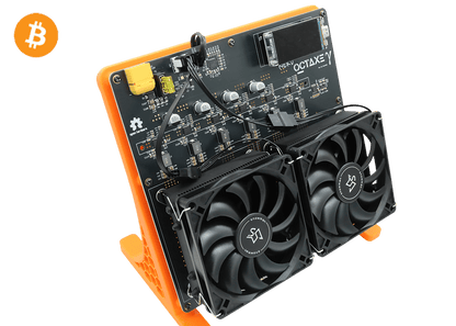 NerdMiner NerdOCTAxe 12Th 200W Bitcoin BTC Miner Open-sourced Solo Miner Lottery Miner Free Shipping