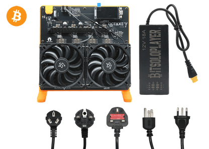 NerdMiner NerdOCTAxe 12Th 200W Bitcoin BTC Miner Open-sourced Solo Miner Lottery Miner Free Shipping