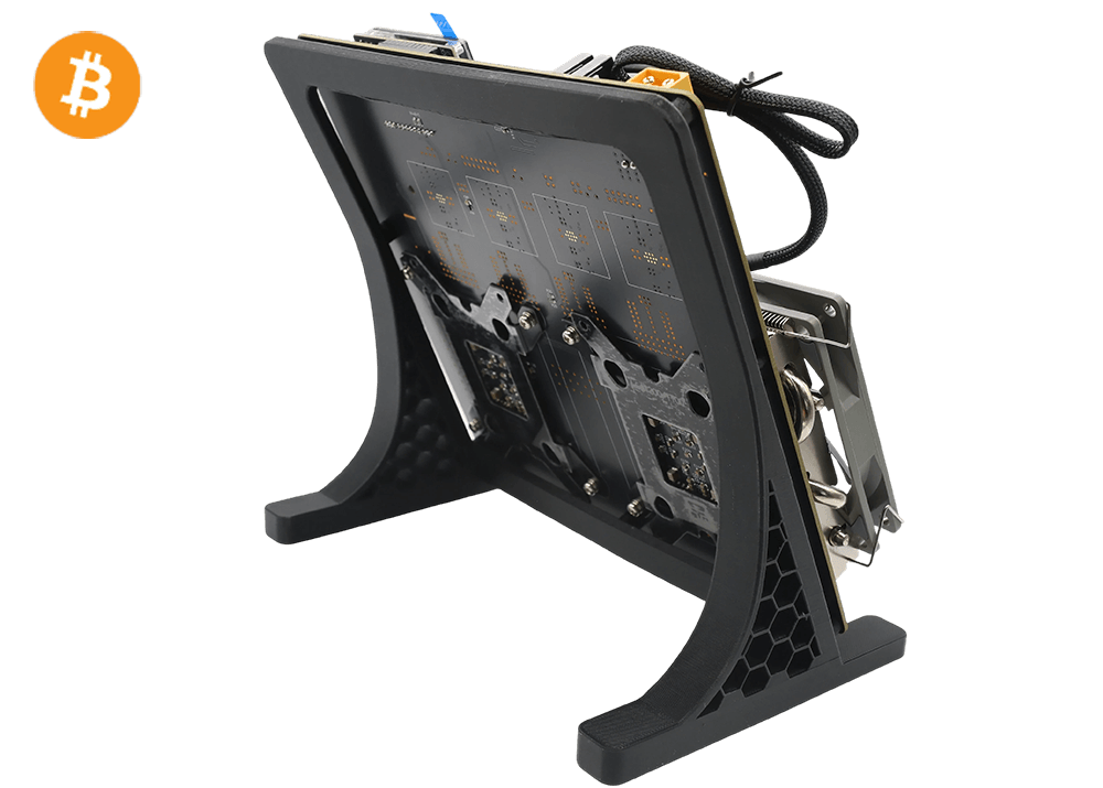 NerdOCTAxe 9.6Th 160W Bitcoin BTC Solo Miner Lottery Miner Black