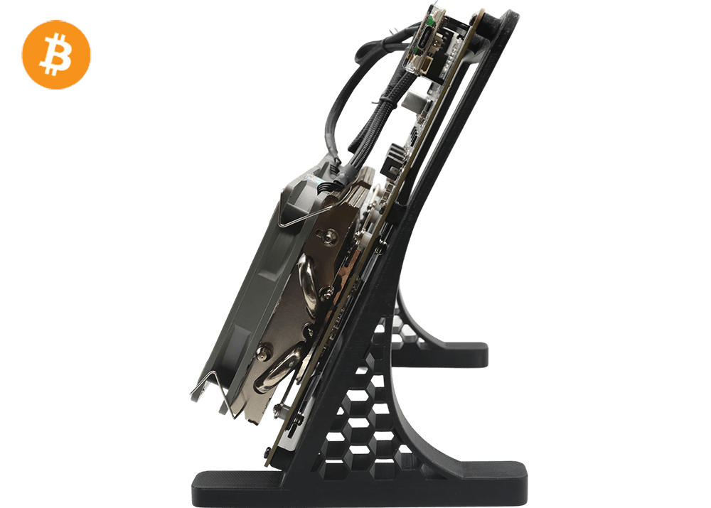 NerdOCTAxe 9.6Th 160W Bitcoin BTC Solo Miner Lottery Miner Black