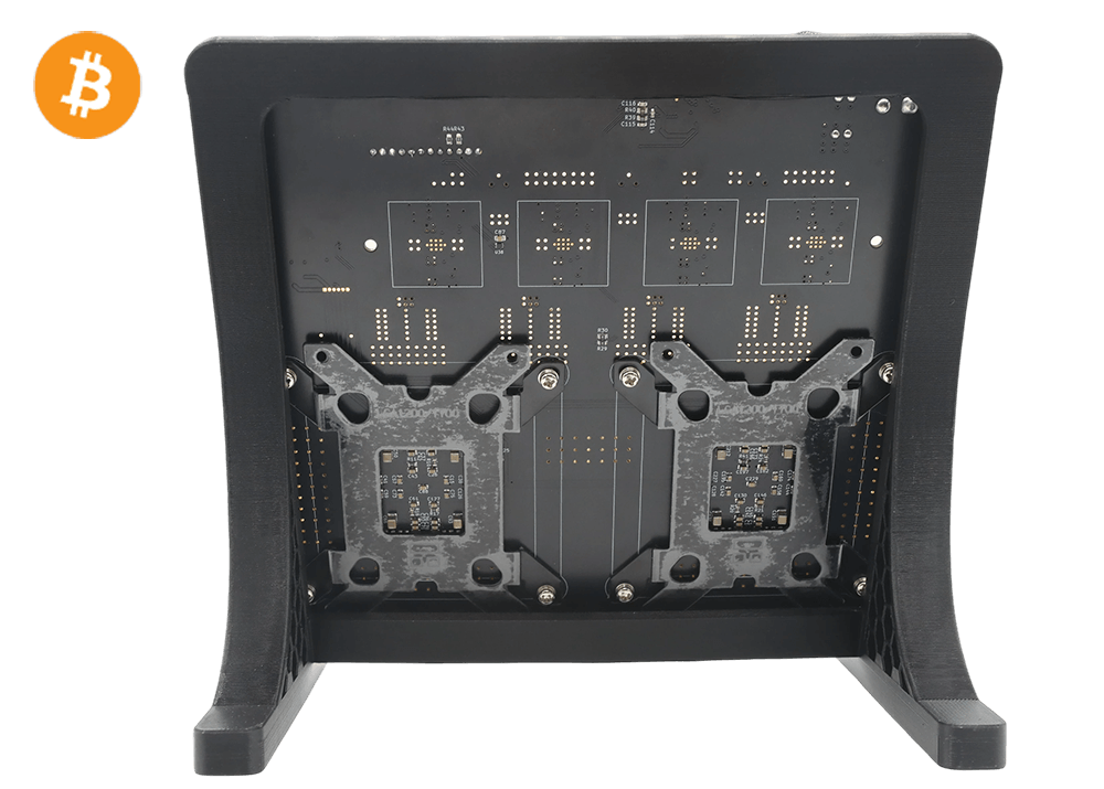 NerdOCTAxe 9.6Th 160W Bitcoin BTC Solo Miner Lottery Miner Black