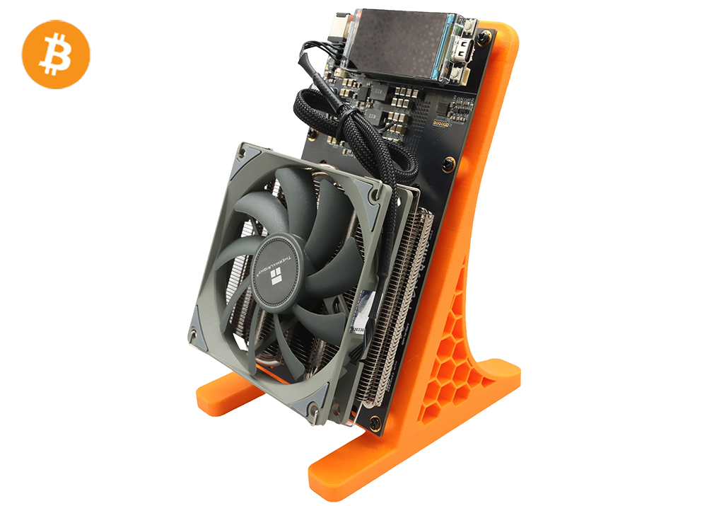 Load video: NerdMiner NerdQaxe++ 4.8Th 75W Bitcoin BTC Bitcoin Miner Lottery Solo Miner BITSOLOPLAYER