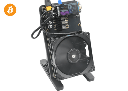 NerdQaxe++ Rev6.1 6Th 100W Bitcoin BTC Solo Miner Black