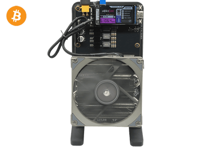 NerdQaxe++ Rev6.1 6Th 100W Bitcoin BTC Solo Miner Black