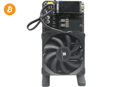 NerdQaxe++ Rev6.1 6Th 100W Bitcoin BTC Solo Miner Black