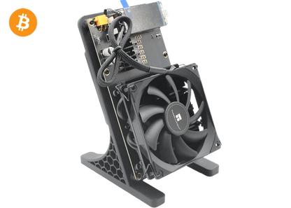 NerdQaxe++ Rev6.1 6Th 100W Bitcoin BTC Solo Miner Black