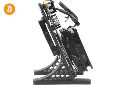 NerdQaxe++ Rev6.1 6Th 100W Bitcoin BTC Solo Miner Black