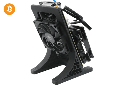 NerdQaxe++ Rev6.1 6Th 100W Bitcoin BTC Solo Miner Black