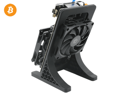 NerdQaxe++ Rev6.1 6Th 100W Bitcoin BTC Solo Miner Black