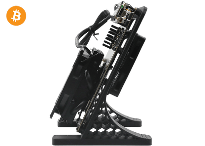 NerdQaxe++ Rev6.1 6Th 100W Bitcoin BTC Solo Miner Black