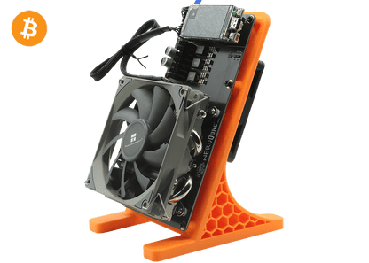 NerdQaxe++ Rev6.1 6Th 100W Bitcoin BTC Solo Miner Orange