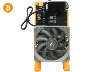 NerdQaxe++ Rev6.1 6Th 100W Bitcoin BTC Solo Miner Orange