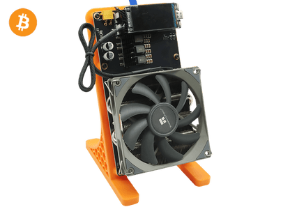 NerdQaxe++ Rev6.1 6Th 100W Bitcoin BTC Solo Miner Orange