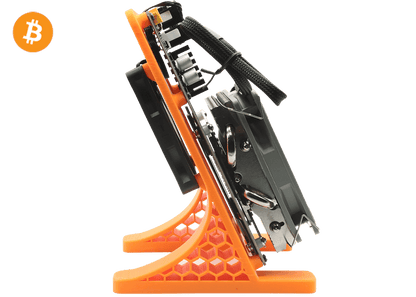 NerdQaxe++ Rev6.1 6Th 100W Bitcoin BTC Solo Miner Orange