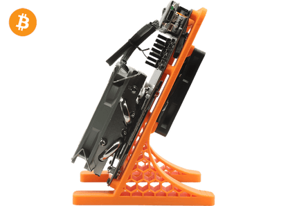 NerdQaxe++ Rev6.1 6Th 100W Bitcoin BTC Solo Miner Orange