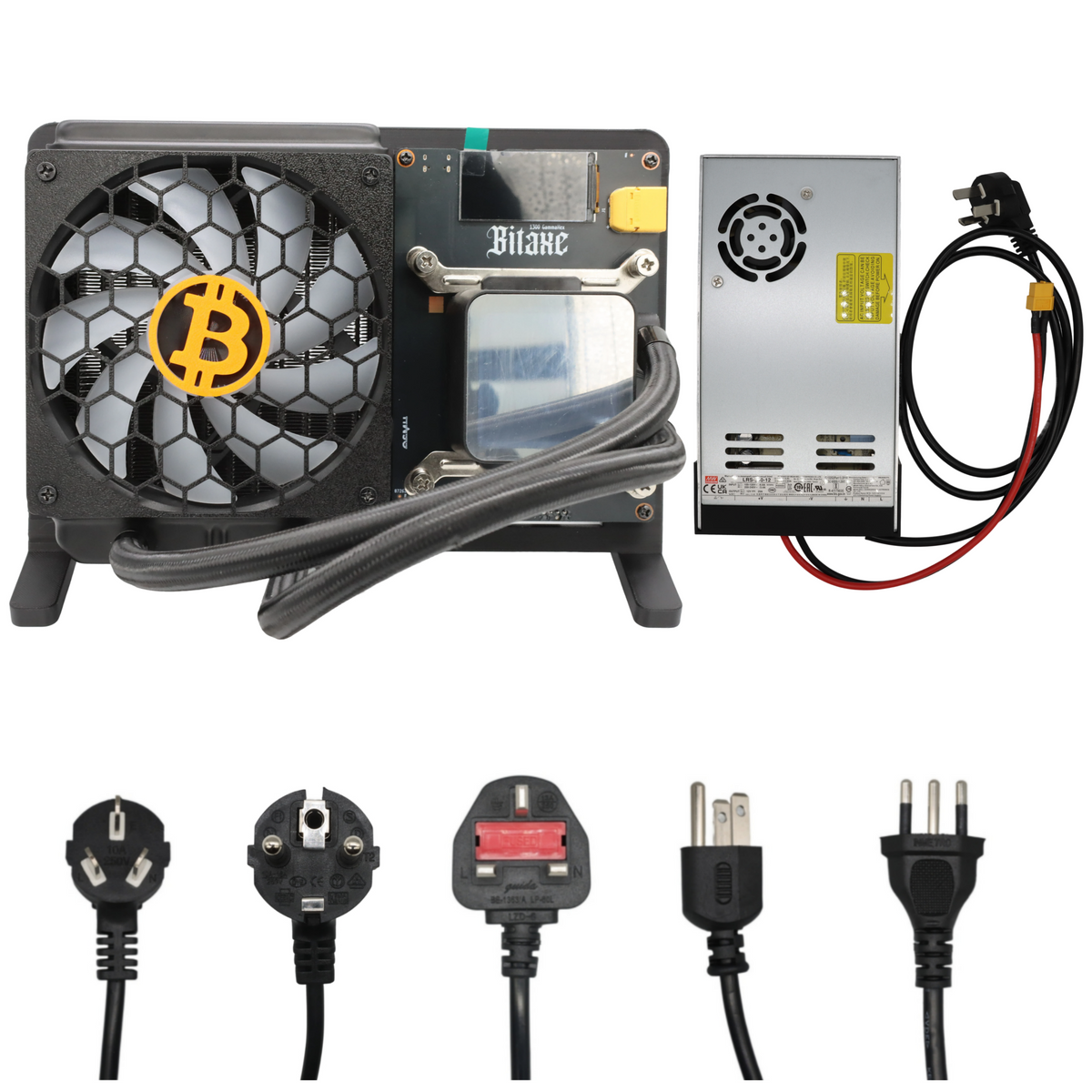 Bitaxe Gamma Hex 1300 8.4-10.5Th/s 150-200W 17.86-19.05J/T Bitcoin BTC Miner Open-sourced Solo Miner Lottery Miner Free Shipping