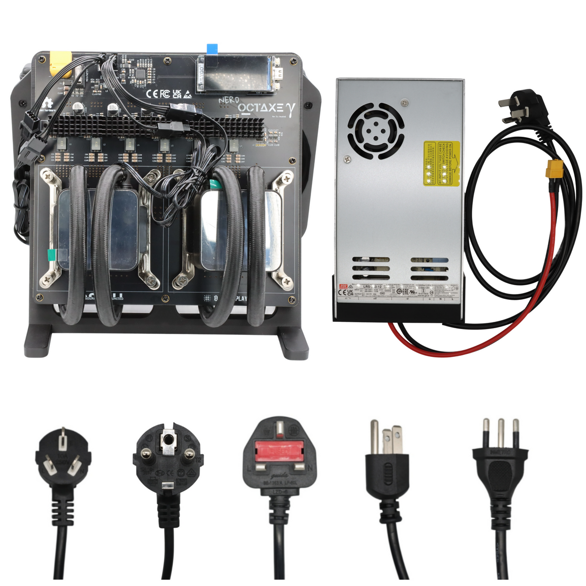 NerdMiner NerdOCTaxe Rev3.1 Hydro 13.8Th 230W Bitcoin BTC Miner Open-sourced Solo Miner Lottery Miner Free Shipping
