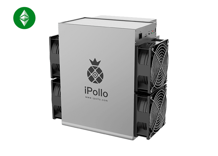 iPollo V1 Classic 1550Mh ETC ETHW ETHF ZIL QKC CLO Miner